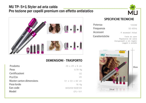 Hair Styler 5 in 1