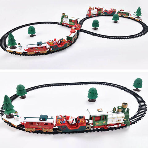 Christmas tree train, Santa Claus game, Christmas tree train