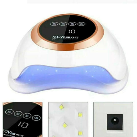 Nail oven with LED light