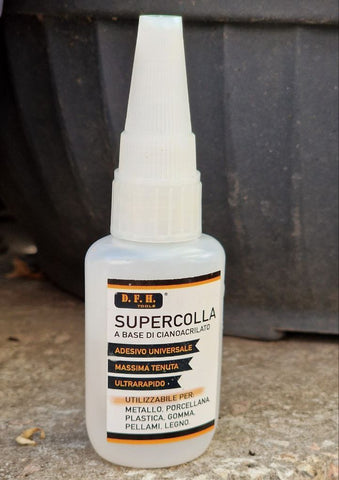 SuperColla Cek Store 40gr (Confezione con 2 flaconi da 20gr), Supercolla incolla tutto, Colla cianoacrilica