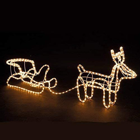 Outdoor luminous Christmas reindeer