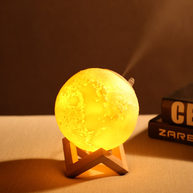 Profumatore Ambiente Luna a Led ✦ Lampada da comodino ✦ Atmosfera magi –  CekStore