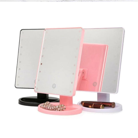 Led Cosmetic Mirror, 22 integrated LEDs to always be ready 