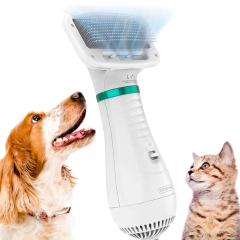 2in1 Pet Hair Dryer Brush