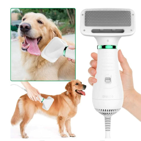 2in1 Pet Hair Dryer Brush